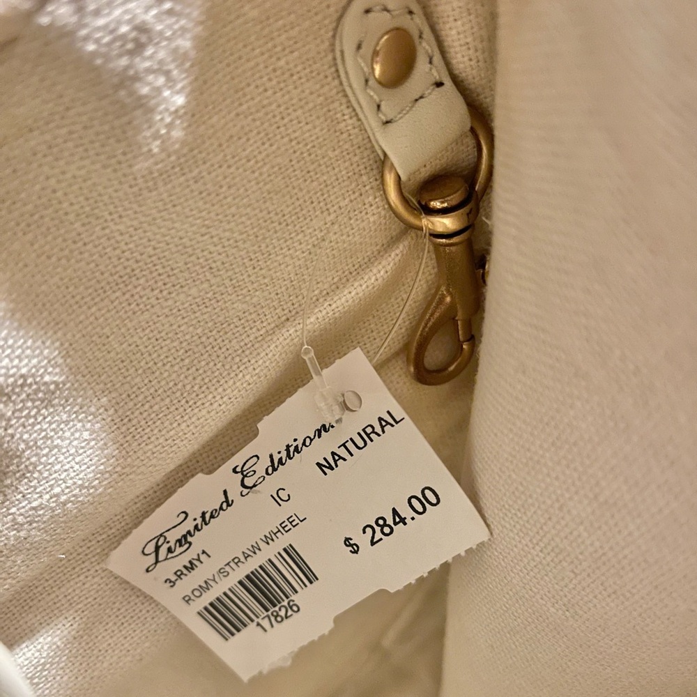 INGE Bag Wicker and Cream colored Leather, limited edition - Picture 7 of 7